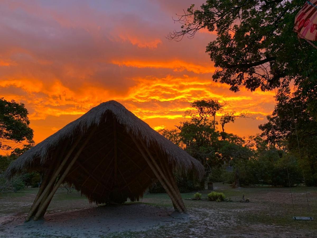 Namaste Pousada E Camping กานาเนยา ภายนอก รูปภาพ