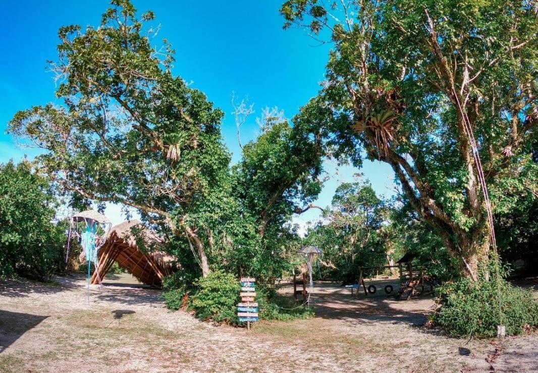 Namaste Pousada E Camping กานาเนยา ภายนอก รูปภาพ